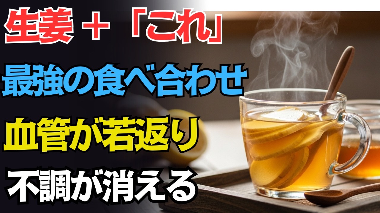 知らないと損！生姜の効果を100倍引き出す黄金の食材3つ。薬を遠ざける体を作る2つの習慣と、絶対にやってはいけない食べ方とは？