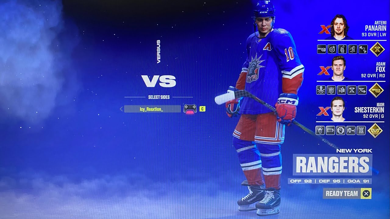 NHL 24 Online Versus New York Rangers!