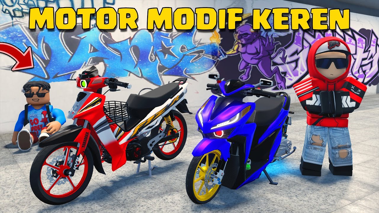 KITA BELI MOTOR MODIFIKASI LANGKAH DAN KEREN DI ROBLOX