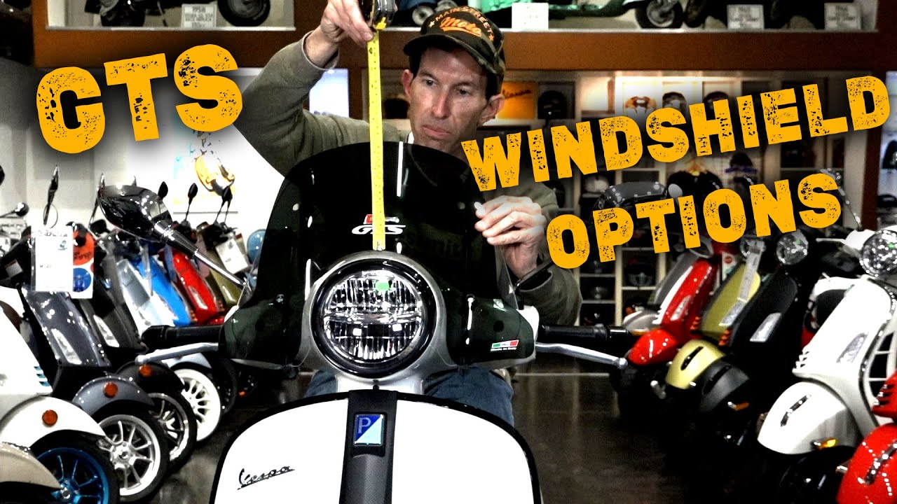 Flyscreens & Windshields for the 2023 Vespa GTS 300 HPE2 & 2025 GTS 310