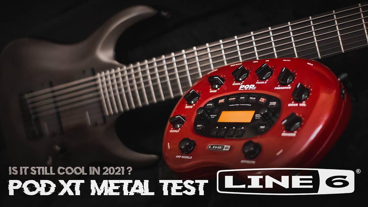 Line 6 POD XT - 8 String Test - Deathcore Djent Mix