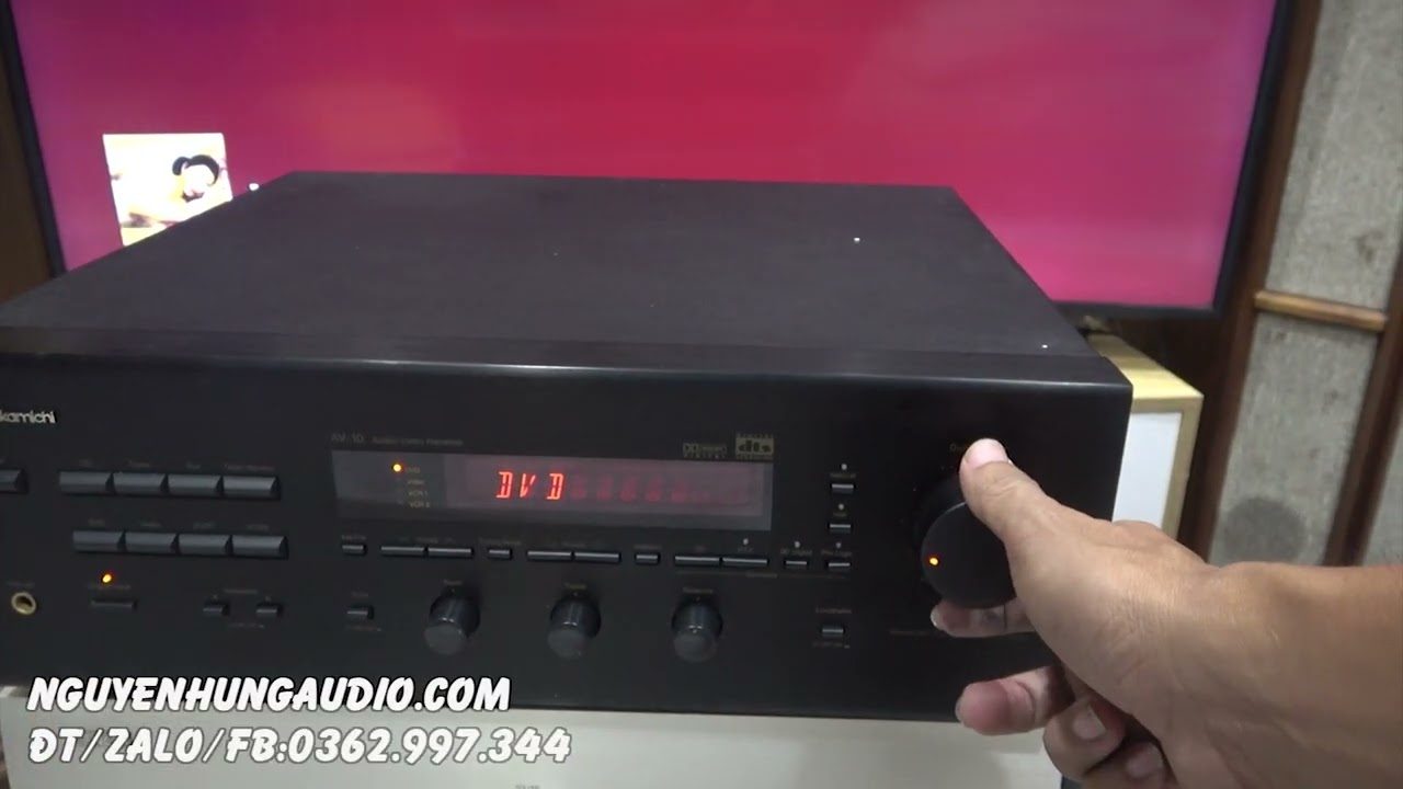 ampli khủng tích hợp DAC giá hơn 3tr NAKAMICHI AV10