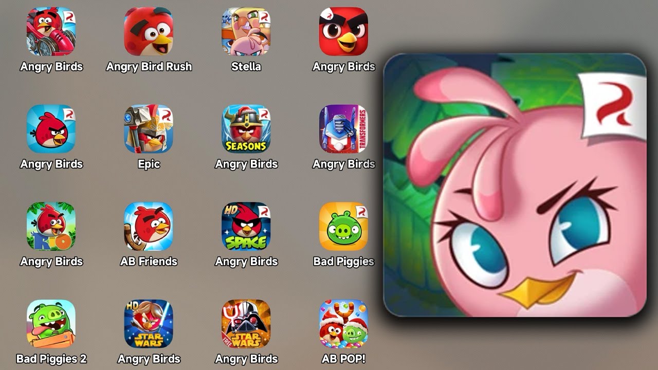 Angry Birds Stella [2014] Последнее обновление Apk - Обзор игрового процесса на Android.
