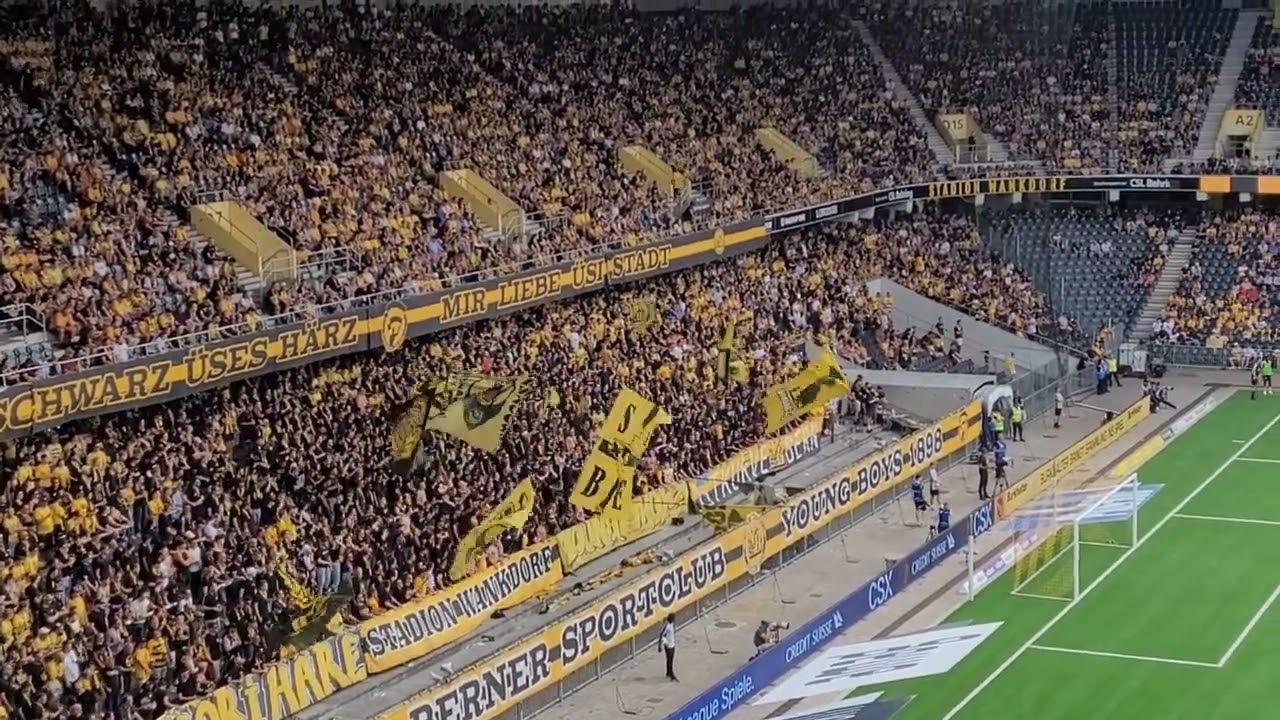 Young Boys Bern Fans vs Lausanne