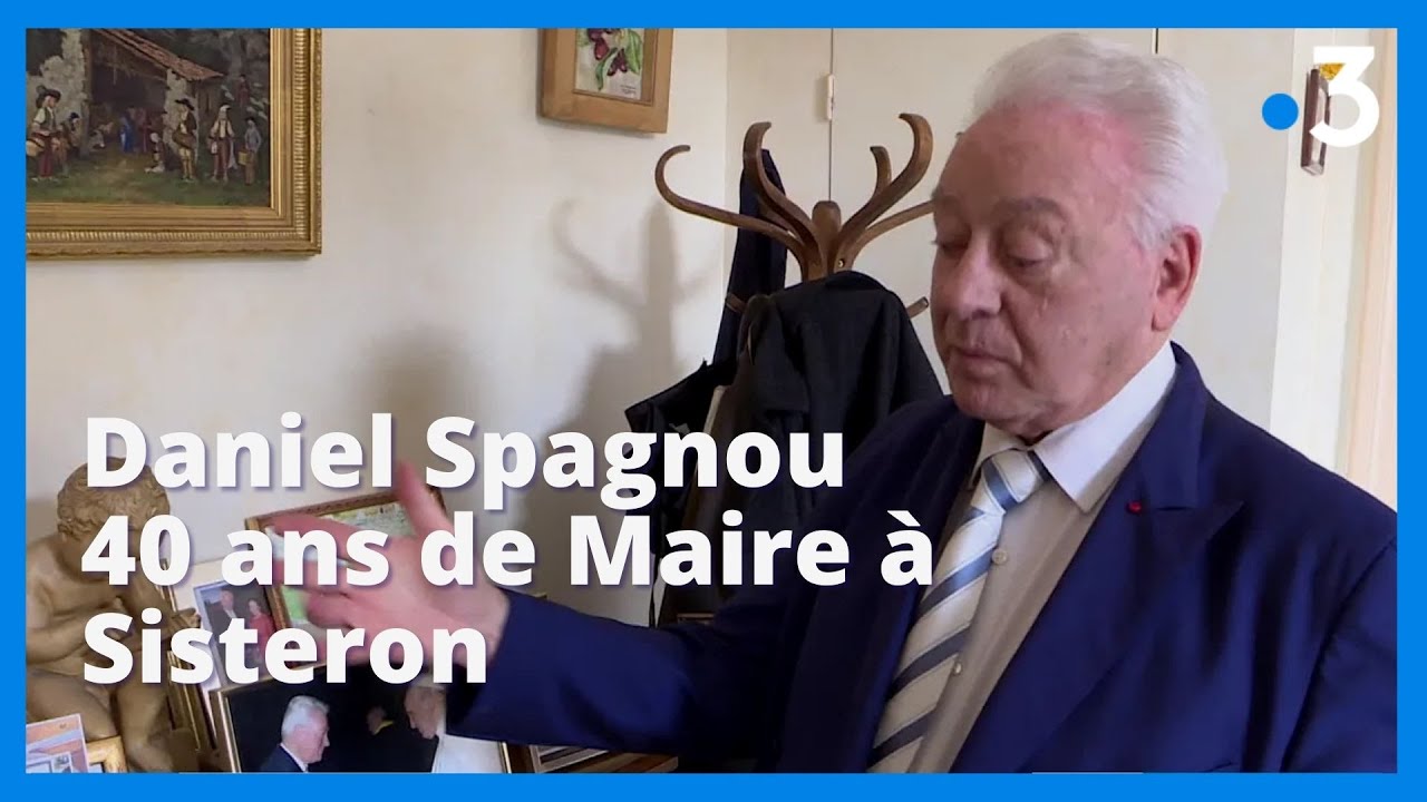 A Sisteron, Daniel Spagnou fête ses 40 ans de maire