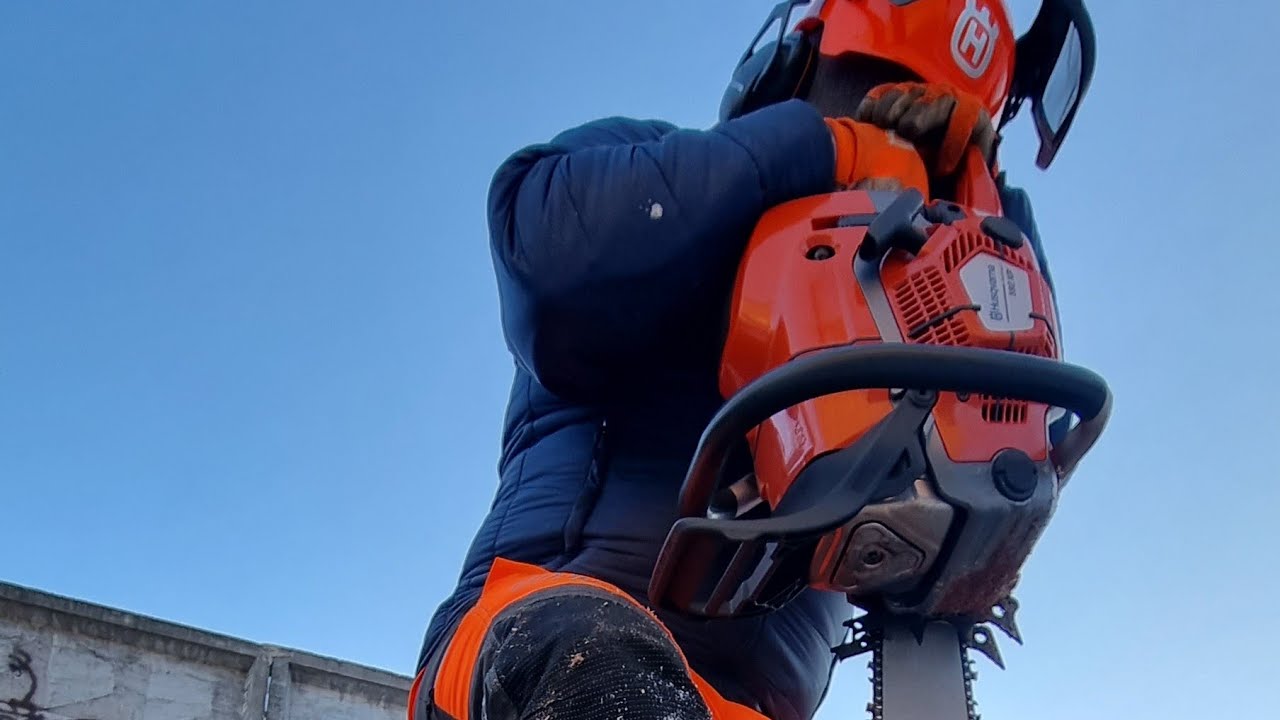Husqvarna 592xp.Первый взгляд на пилу!!!