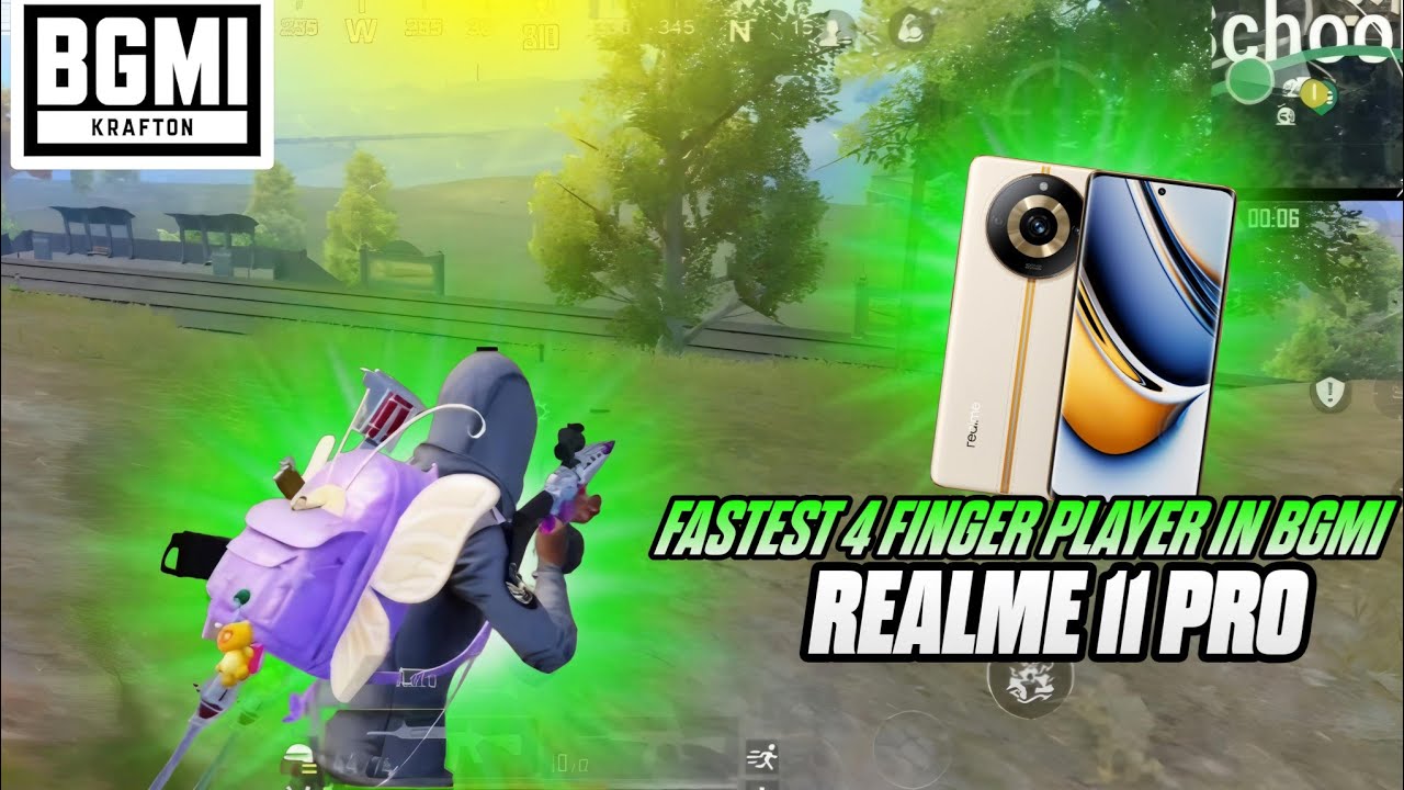 FASTEST 4 FINGER PLAYER IN BGMI 🔥 REALME 11 PRO 💀 SMOOTH+ 60 FPS?| PUBG / BGMI TEST 2025