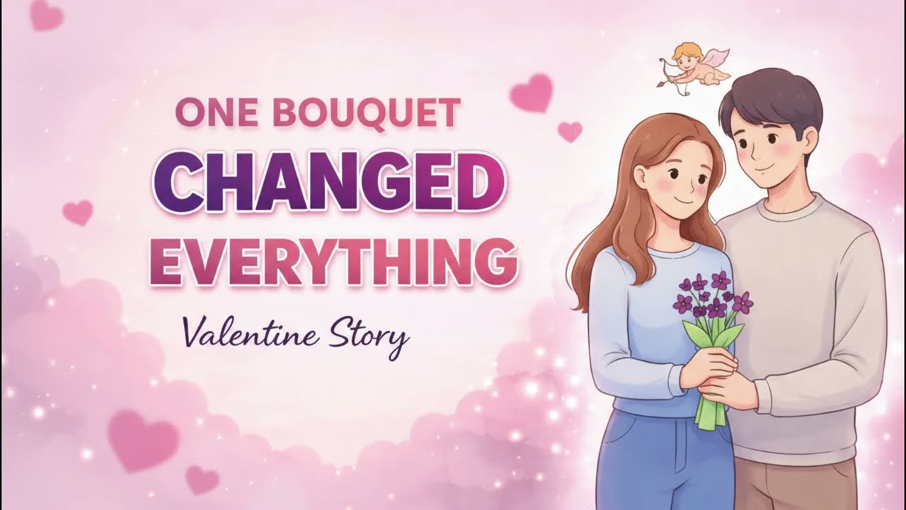 💘 Learn English with a Valentine's Day Love Story | Easy A2 Shadowing Practice 