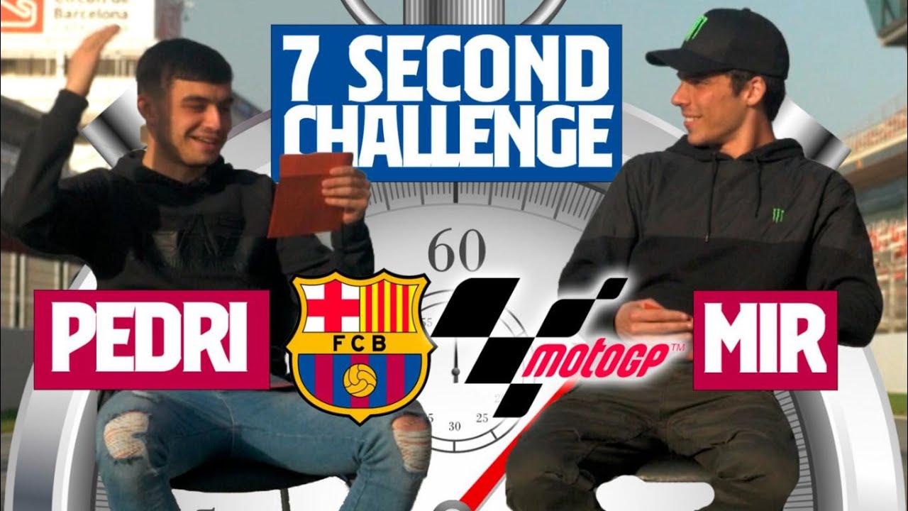 ⏱️ 7 SECOND CHALLENGE | PEDRI vs JOAN MIR 🏍️