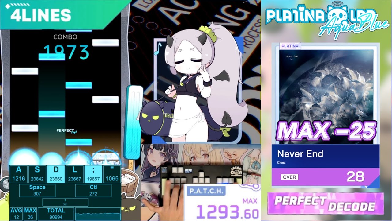 【PLATiNA :: LAB】 Never End 4LINES PERFECT DECODE(MAX-25) 【Hand Shot】