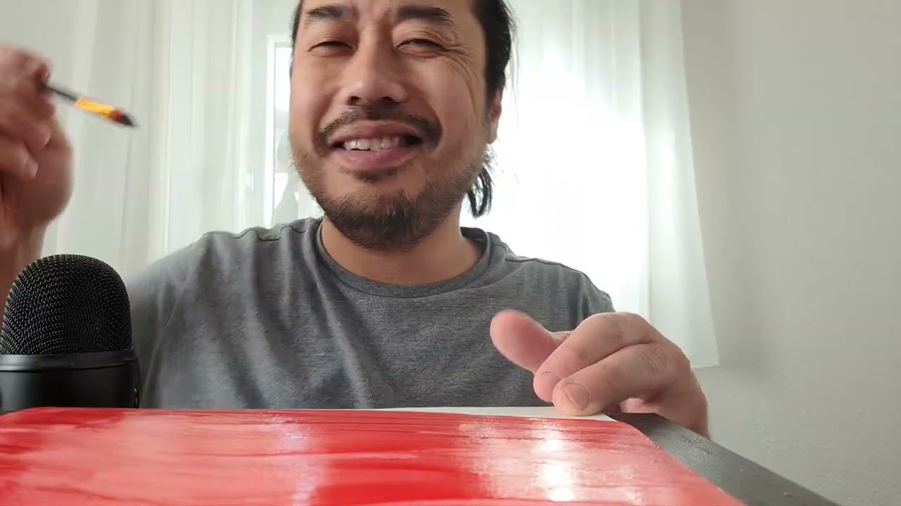 ASMR Nutbar (Eating Sounds & Painting)