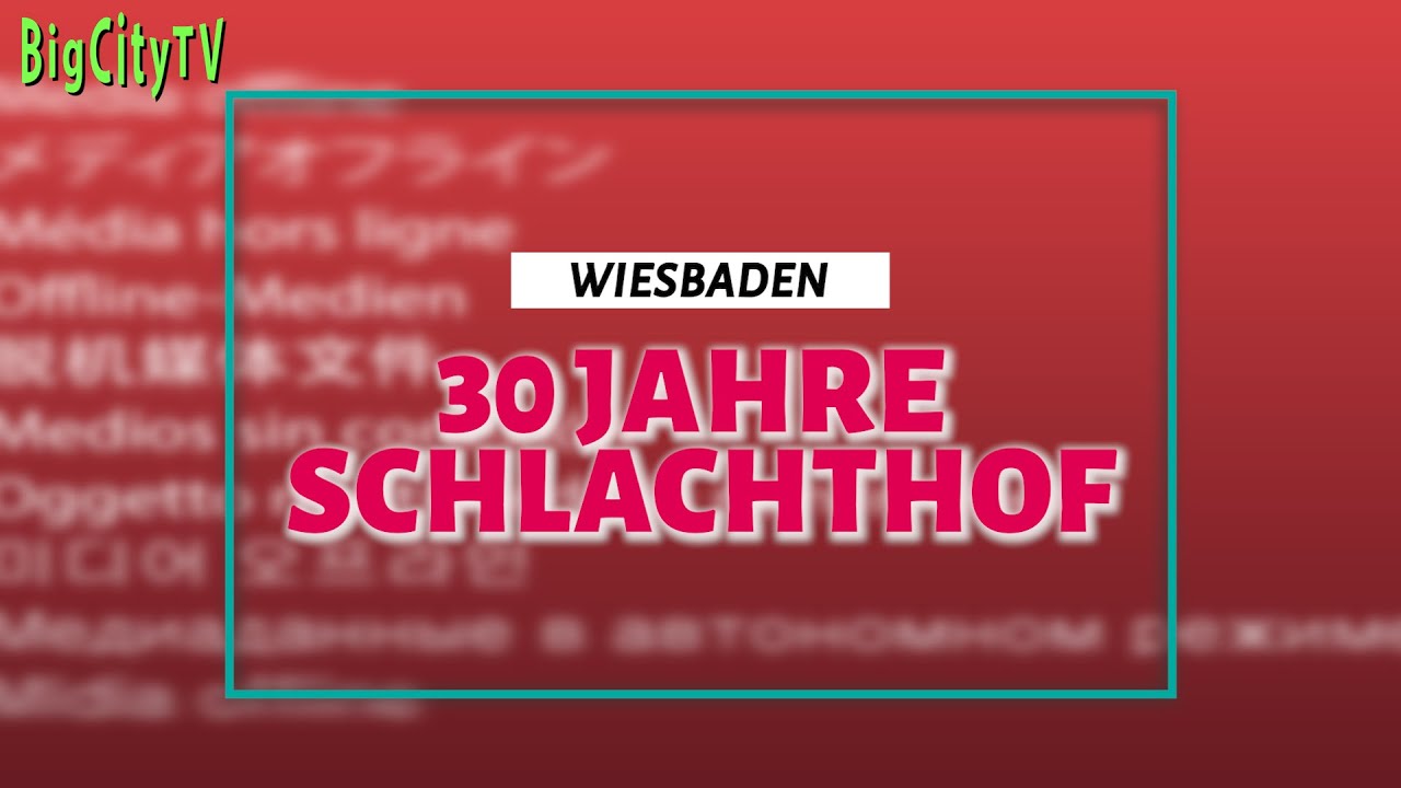30 Jahre Schlachthof