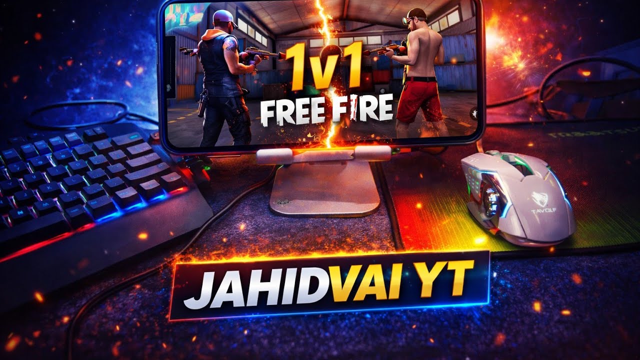 লোনঅপ Free Fire 🔥 মোবাইলে Keyboard Mouse দিয়ে OP Gameplay!