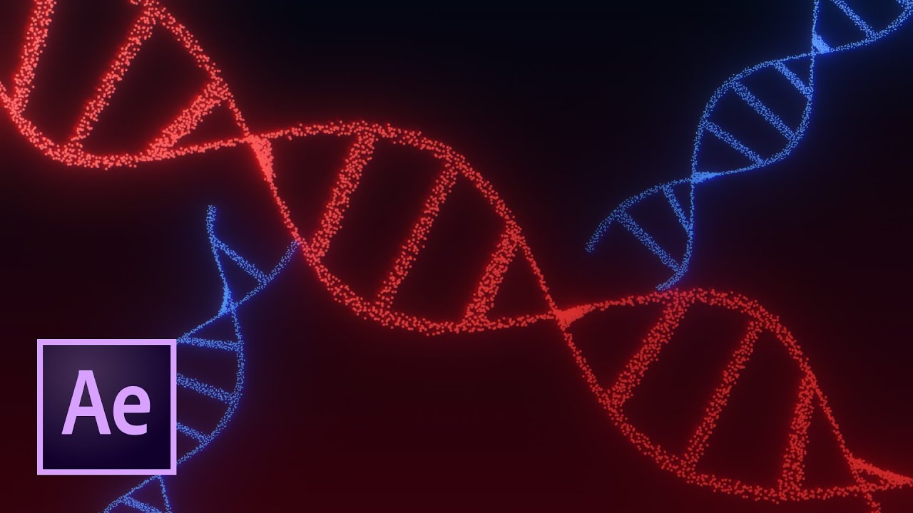 DNA Strand Animation in After Effect  | No Third-Party Plugins | After Effects Tutorial