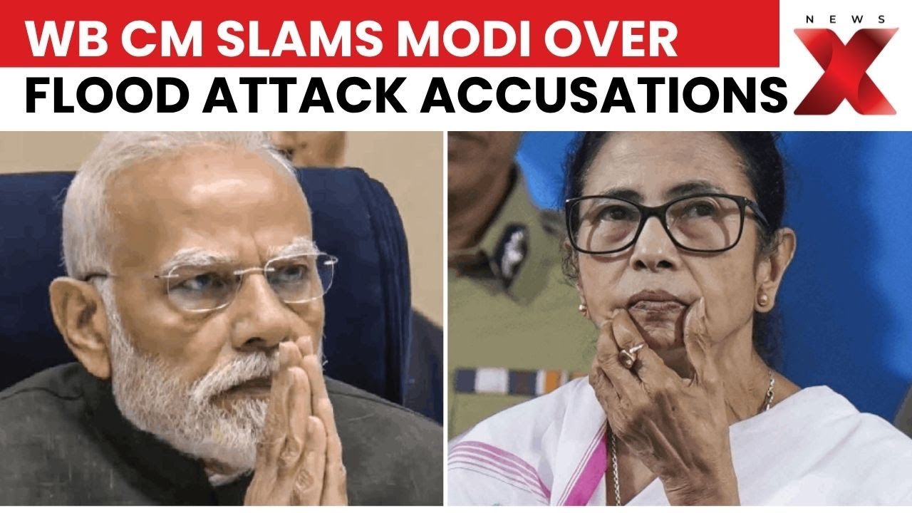 Mamata Banerjee Hits Back At PM Modi Over BJP Flood Attack Allegations | NewsX
