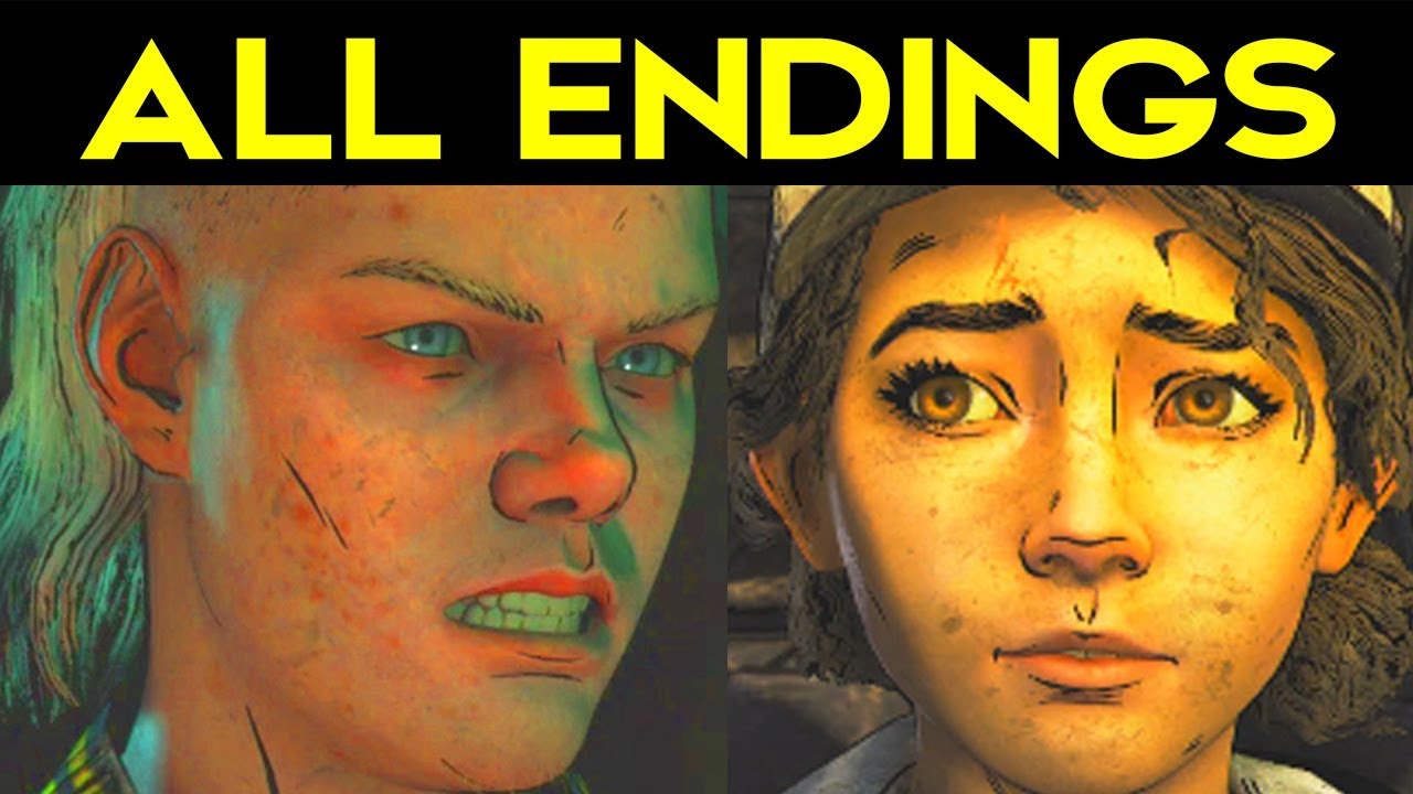 The Walking Dead Season 4 Episode 1 ALL ENDINGS (Bad Ending 1 + Good Ending 2) + SECRET ENDING