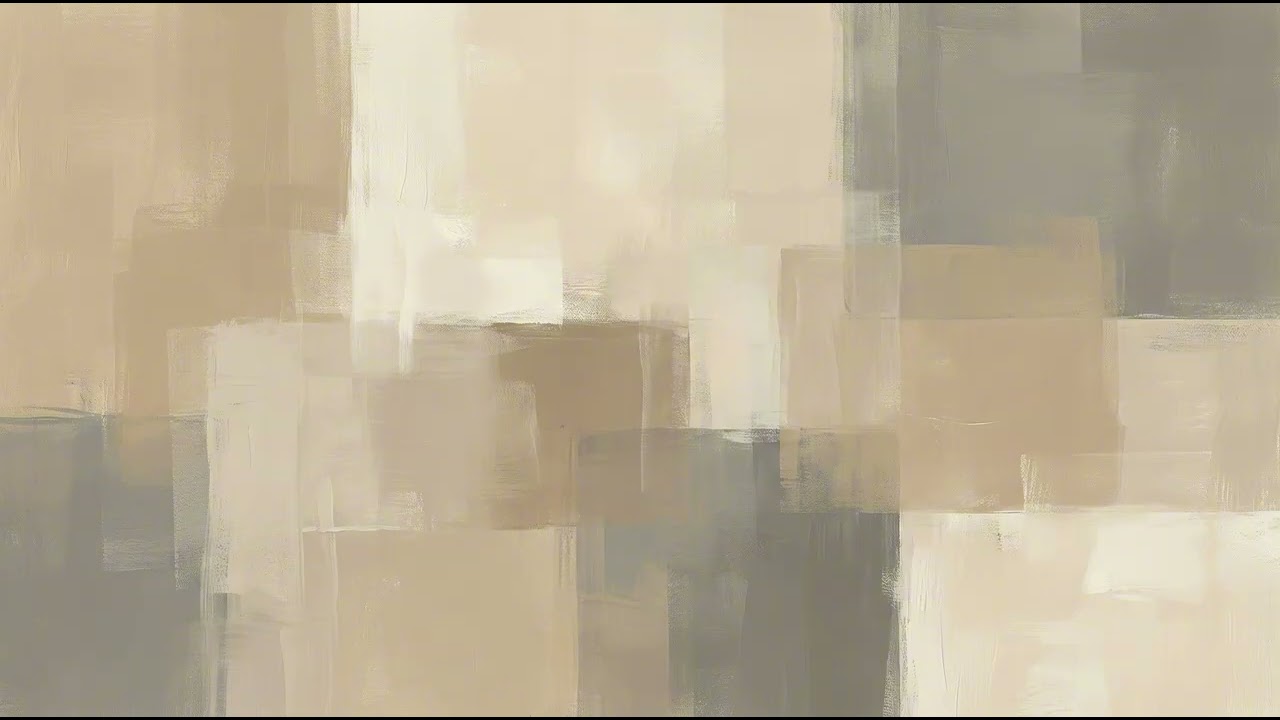 Warm Neutral Abstract Brush | Cozy Minimalist Idle TV Background | Ambient Visuals