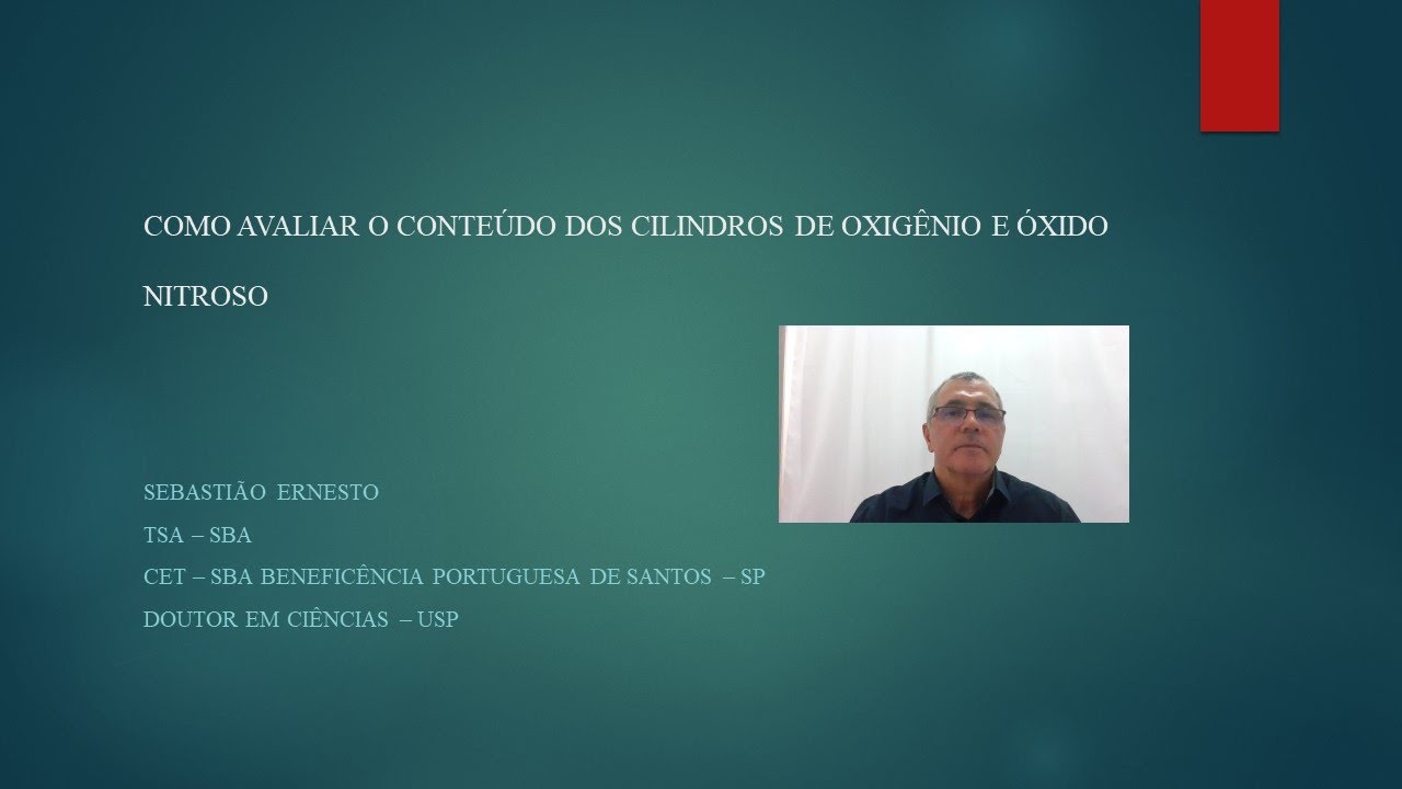 AUTONOMIA DOS CILINDROS DE OXIGÊNIO E ÓXIDO NITROSO