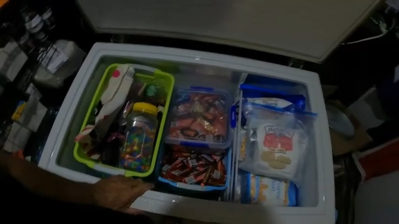 Storage ideas for your chest freezer // Small Freezer Organization + Freezer Storage Hacks