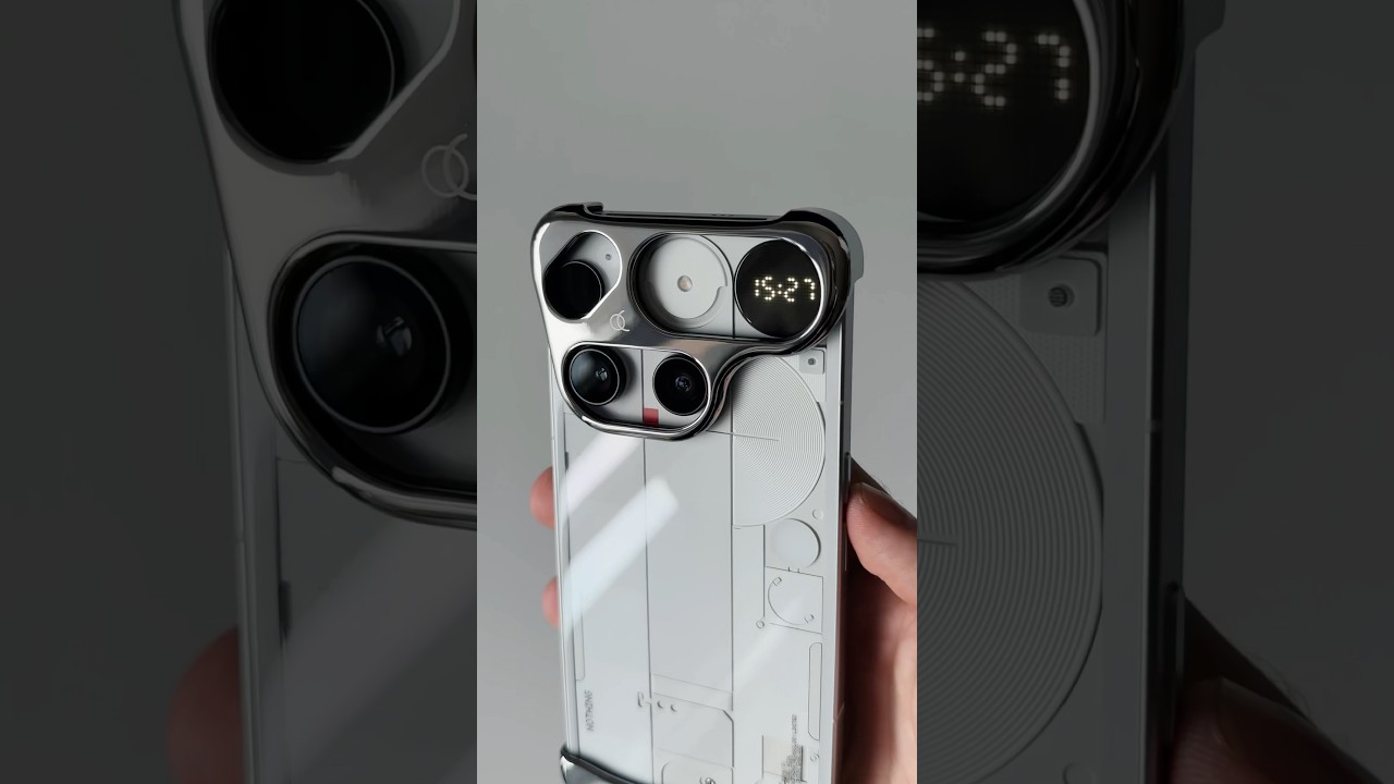 The weirdest phone deserves the weirdest case 👀 Nothing Phone (3) + Arc Pulse