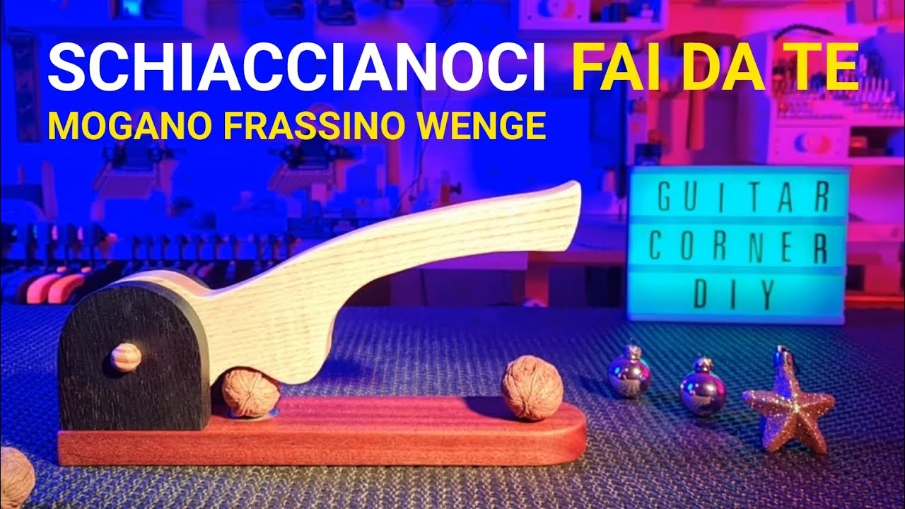 SCHIACCIANOCI in Mogano Frassino e Wenge Fai Da Te - Regali di Natale #faidate #regalidinatale #diy
