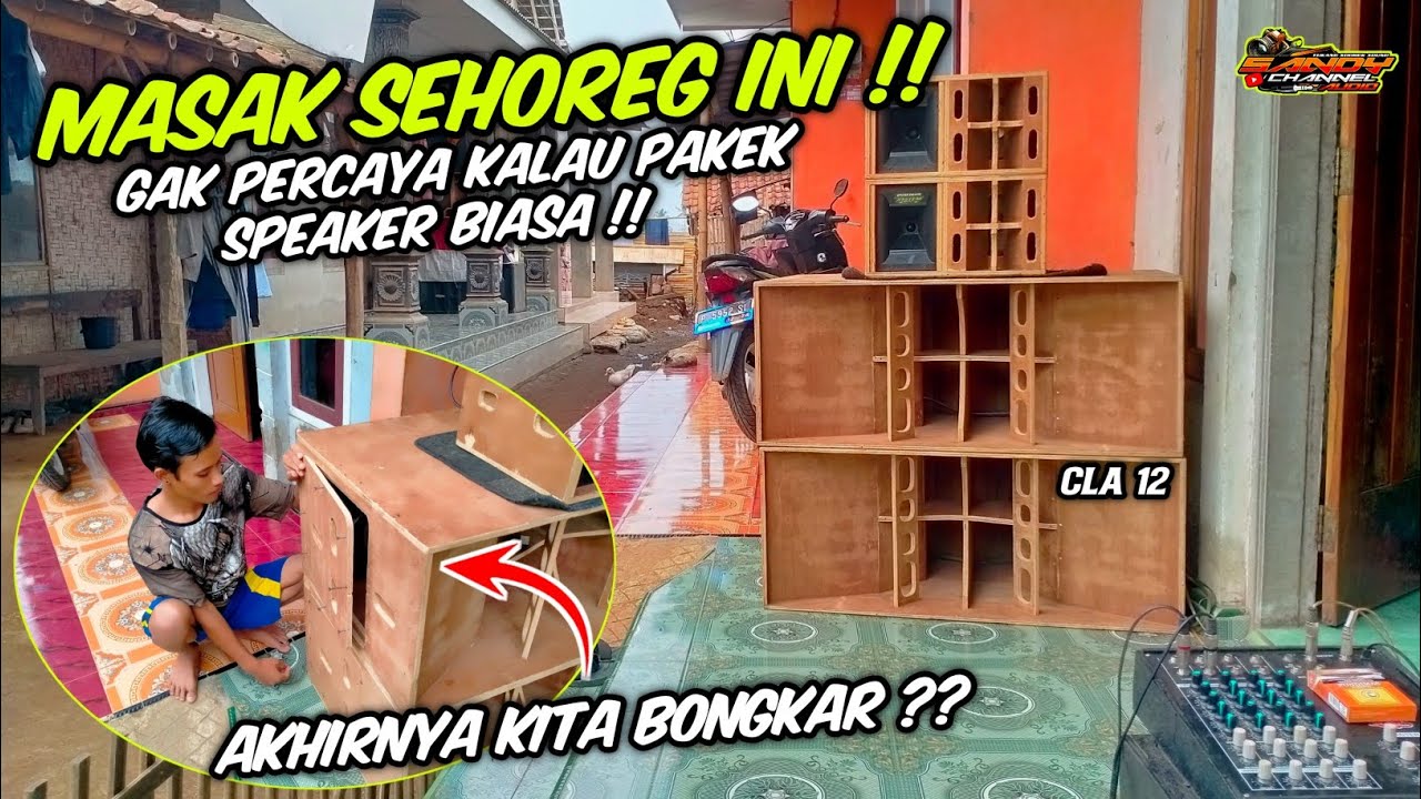 Saking Horegnya CLA 12 inch‼️Sampek Gak Percaya Kalau Pakek Speaker Biasa SR AUDIO MINIATUR