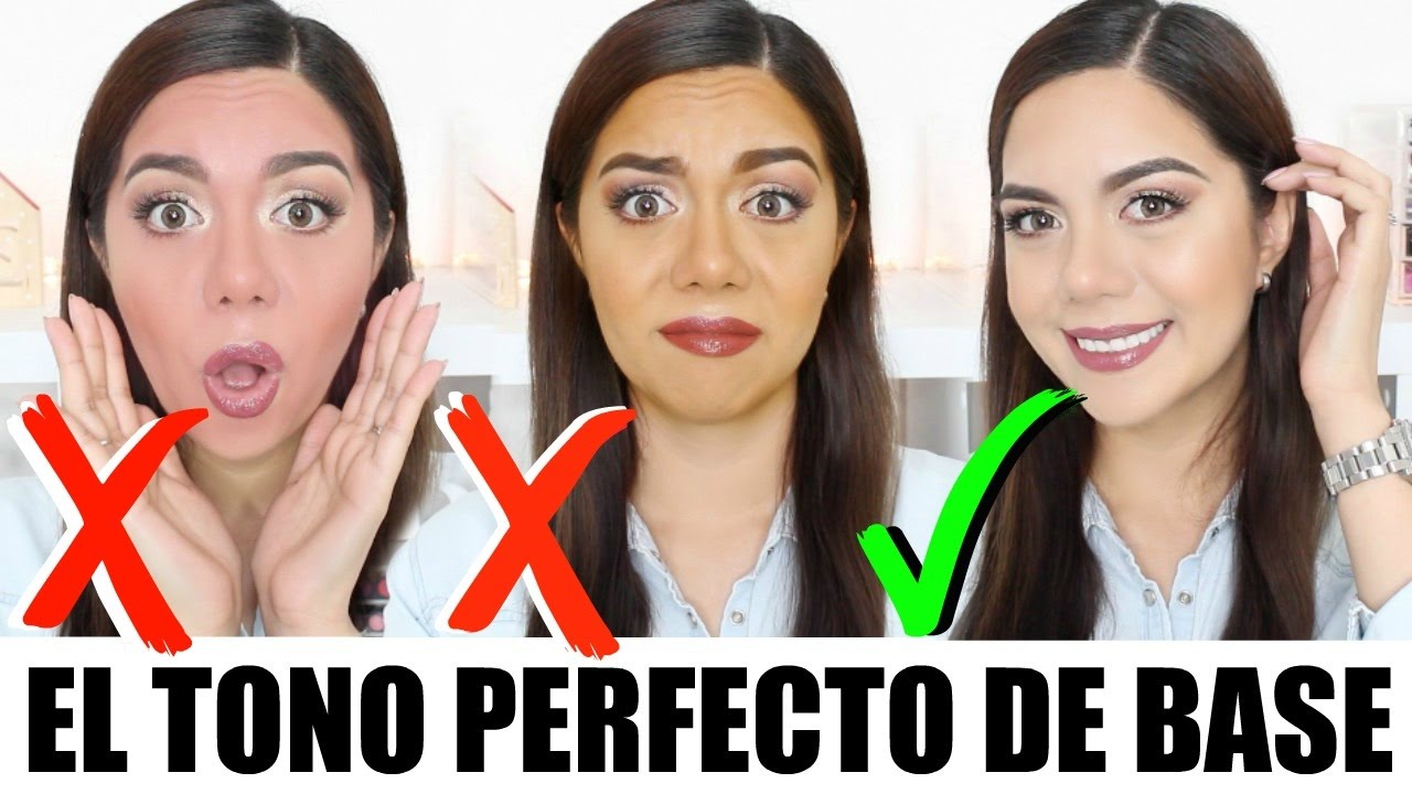 CÓMO ELEGIR EL TONO CORRECTO DE BASE DE MAQUILLAJE + GUÍA DE SUBTONOS | MARIEBELLECOSMETICS