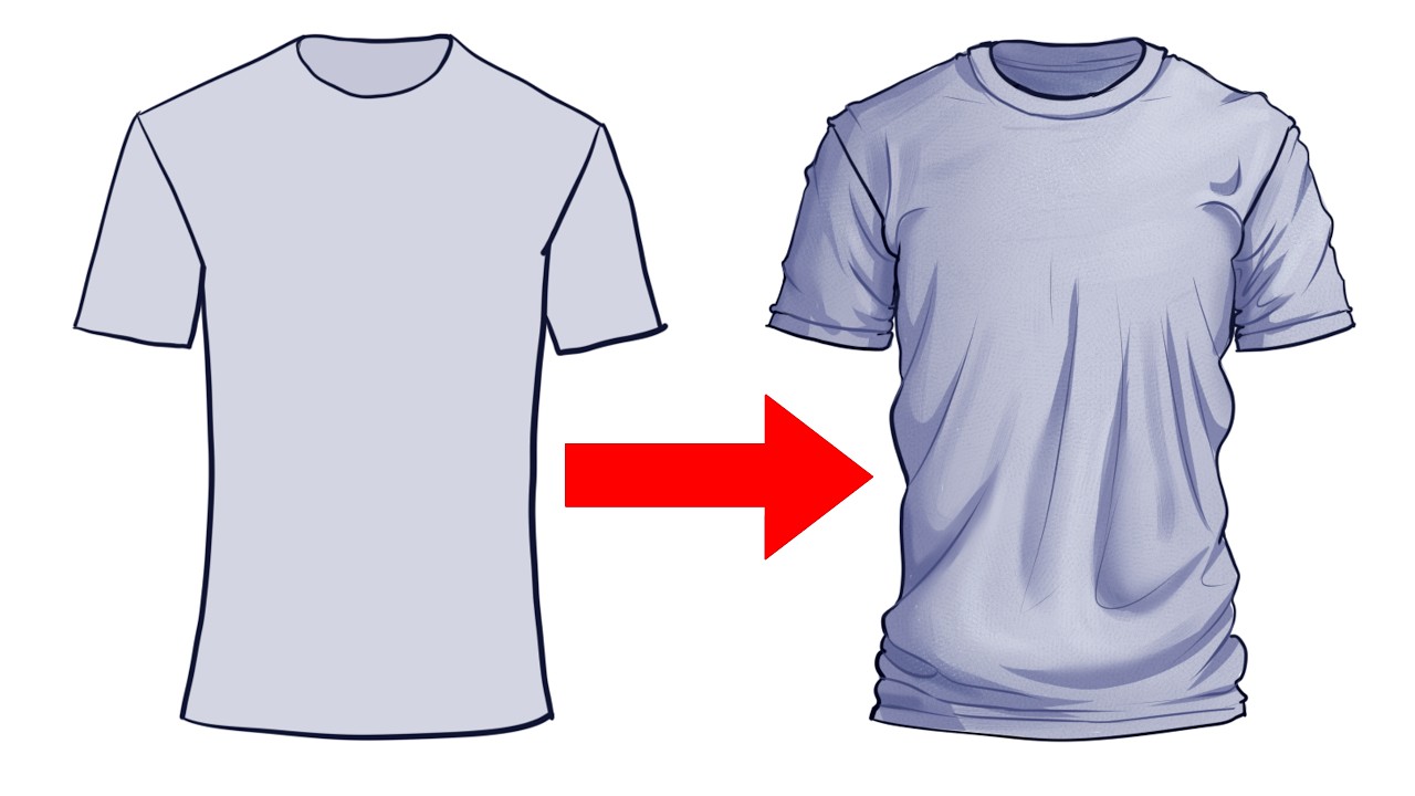 How To Draw Clothes Like A Pro (Basic To Advanced)