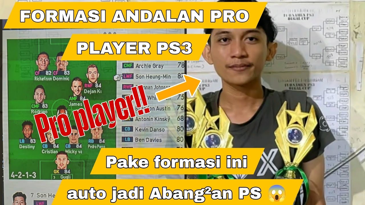 ‼️ VIDIO PERTAMA ‼️ LANGSUNG KASIH FORMASI ANDALAN PRO PLAYER PS3 GEMBOX 