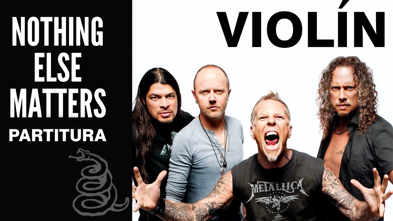 NOTHING ELSE MATTERS -METALLICA- PARTITURA VIOLIN Sheet Music CON NOTAS fáciles de comprender