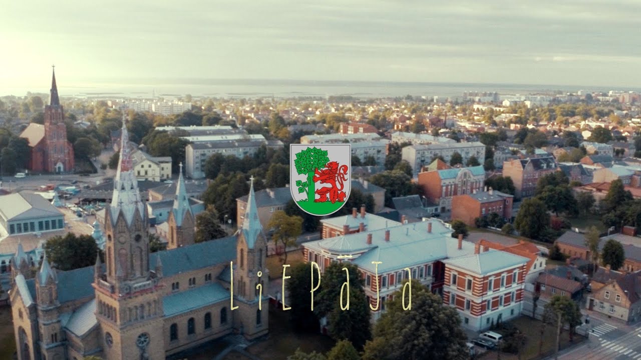 Birds-eye view of Liepaja