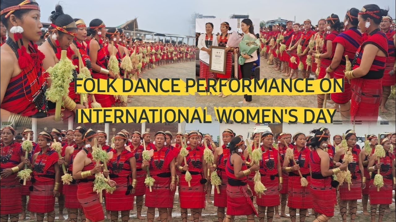 || FOLK DANCE PERFORMANCE ON INTERNATIONAL WOMEN'S DAY 2025 AT LONGLENG DISTRICT NAGALAND ||