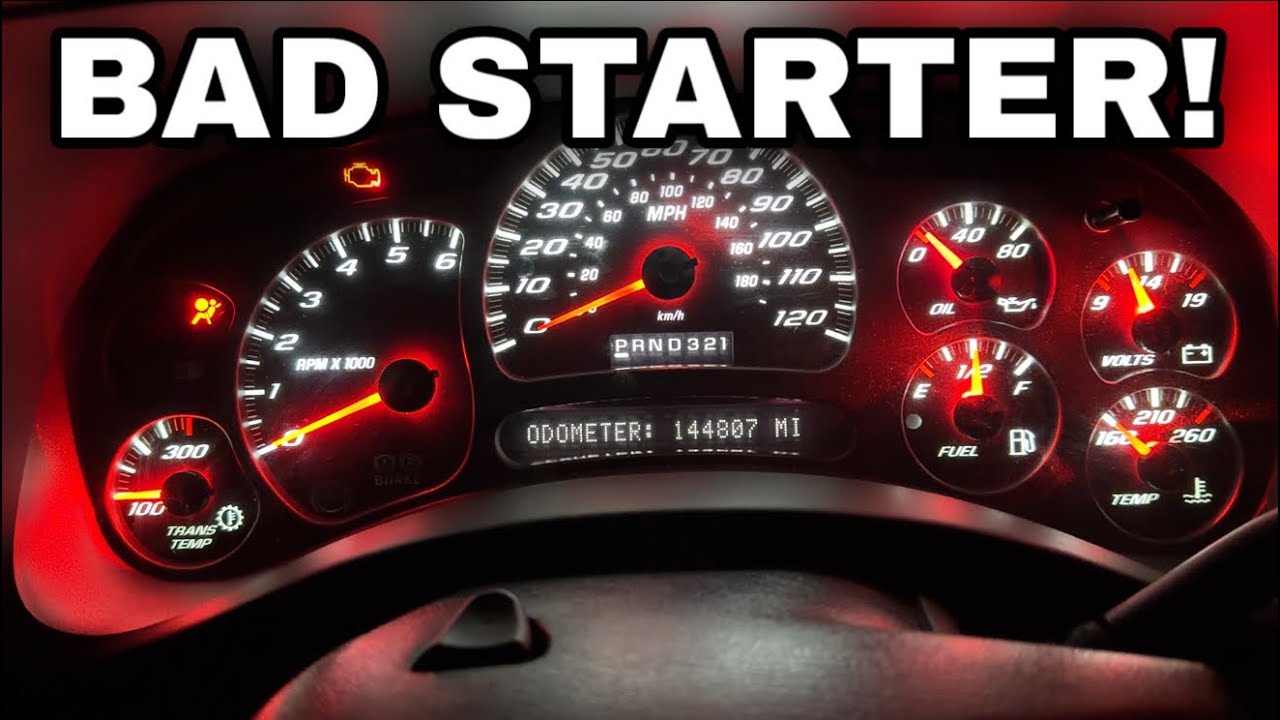 STARTER FAILURE ON MY 2005 SILVERADO Z71!