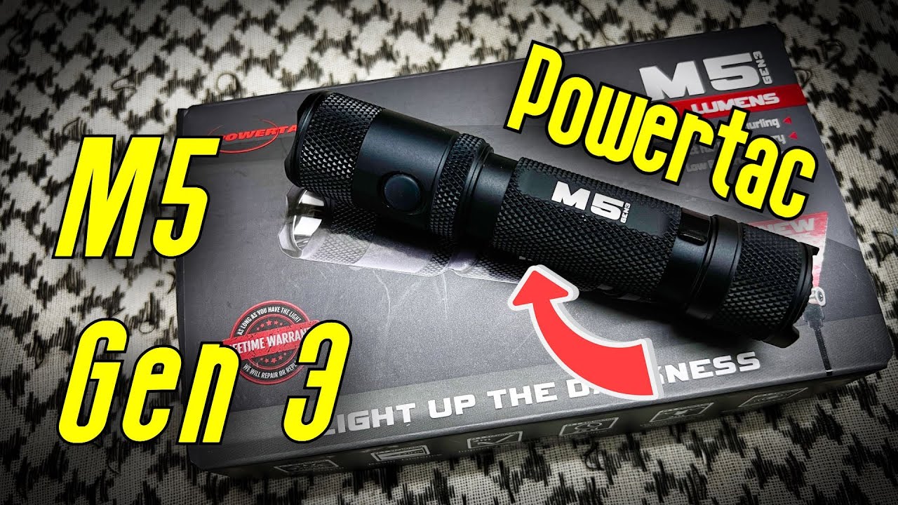 A Closer Look at the Powertac M5 GEN3 Flashlight