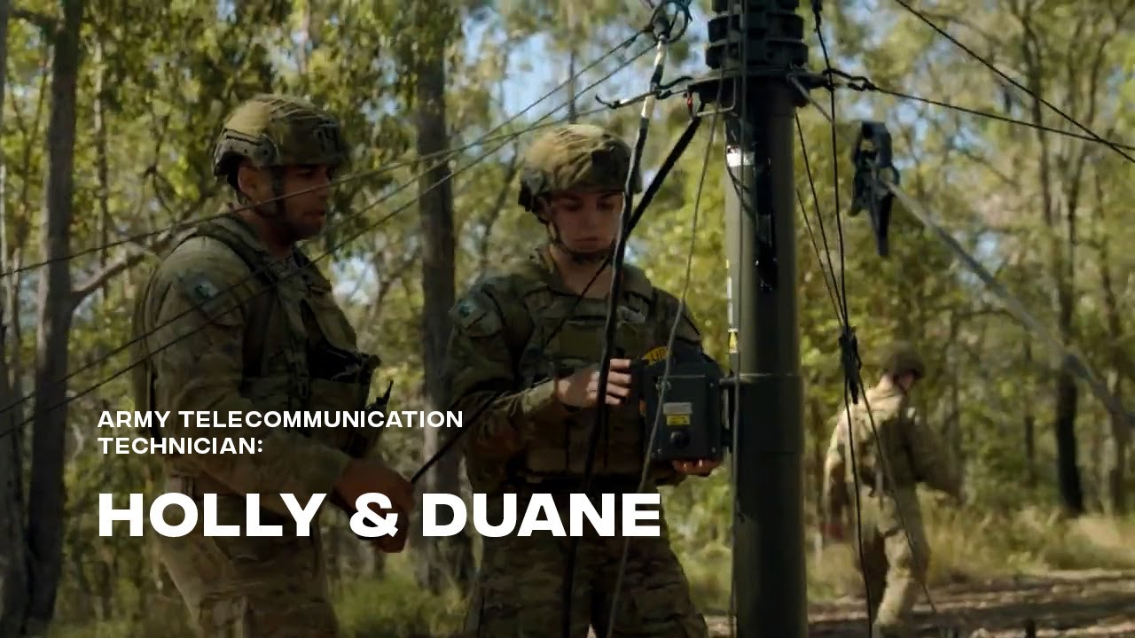 Army Telecommunications Technician - Holly & Duane