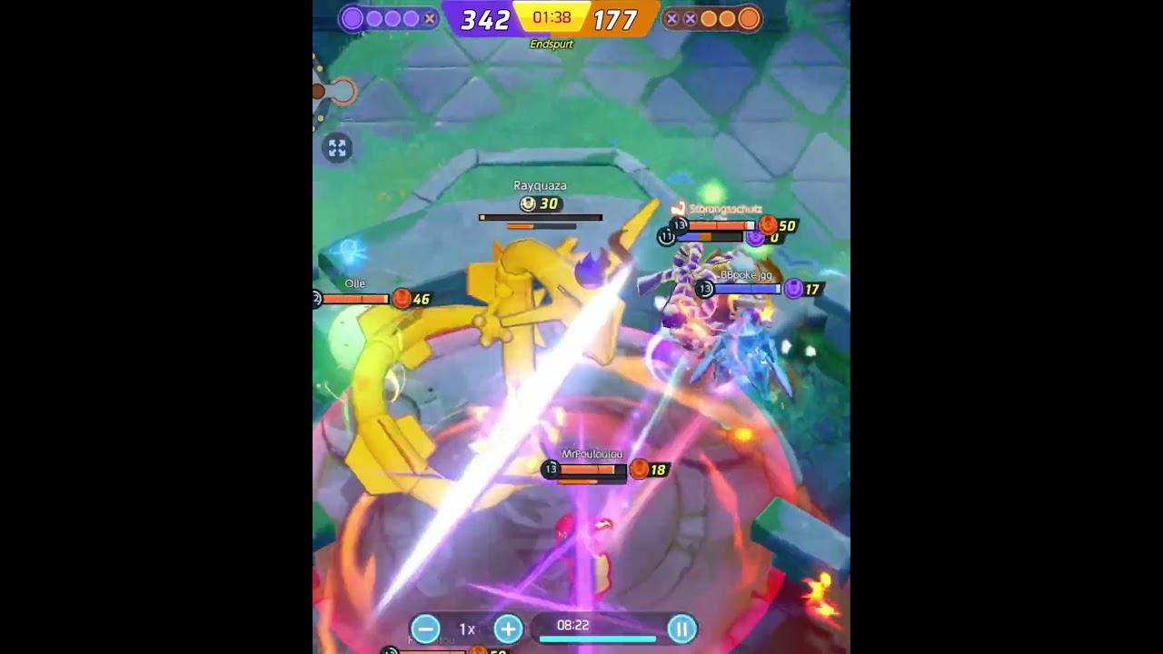 Pokémon UNITE — Ceruledge epic ray steal 