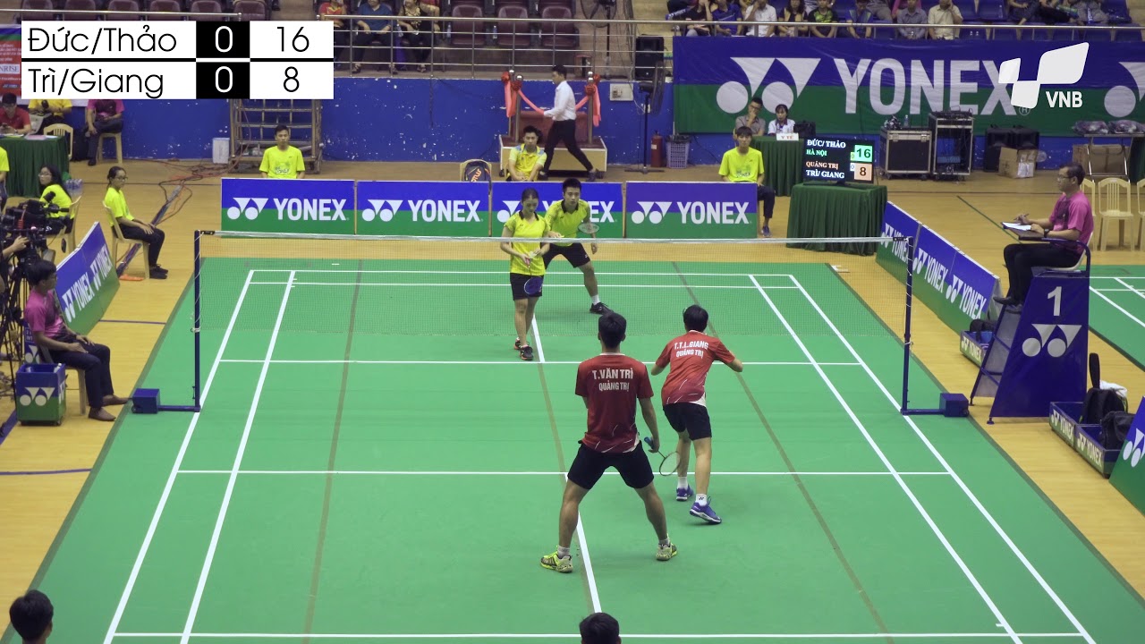[Full-4K] Chung kết cầu lông vô địch cá nhân toàn quốc 2019 - Đôi nam nữ - Đức/Thảo gặp Trì/Giang
