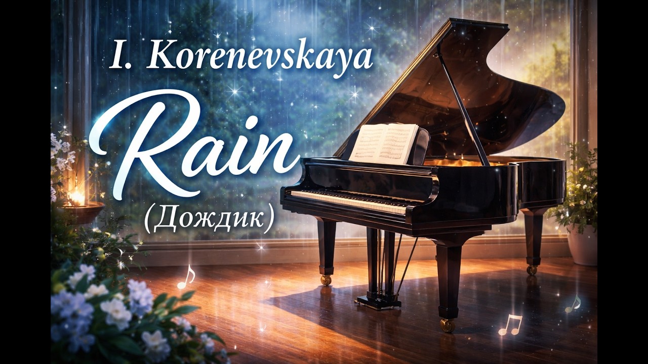 Little Pianist Plays &ldquo;Rain&rdquo; &ndash; I. Korenevskaya | Emotional Piano Performance #rain #music #piano
