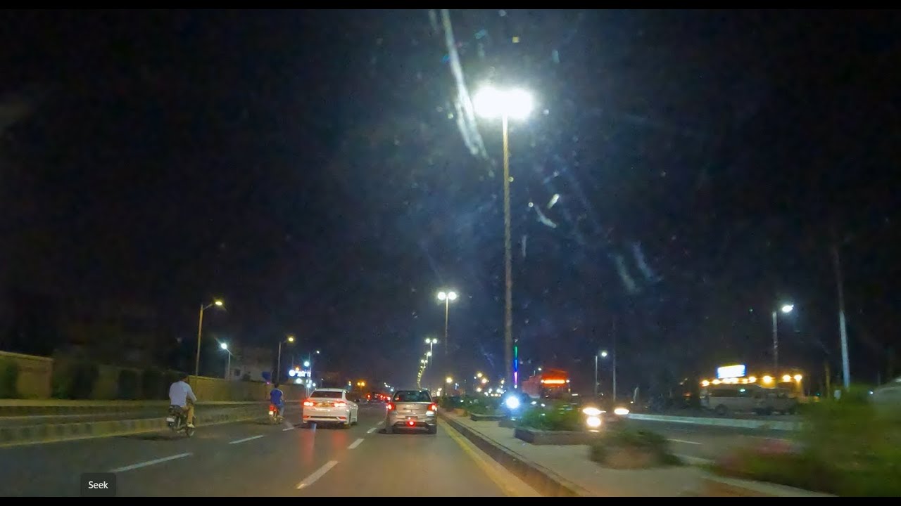 Seaview  Karachi Night Drive | Karachi City View | Car Drive | 4K