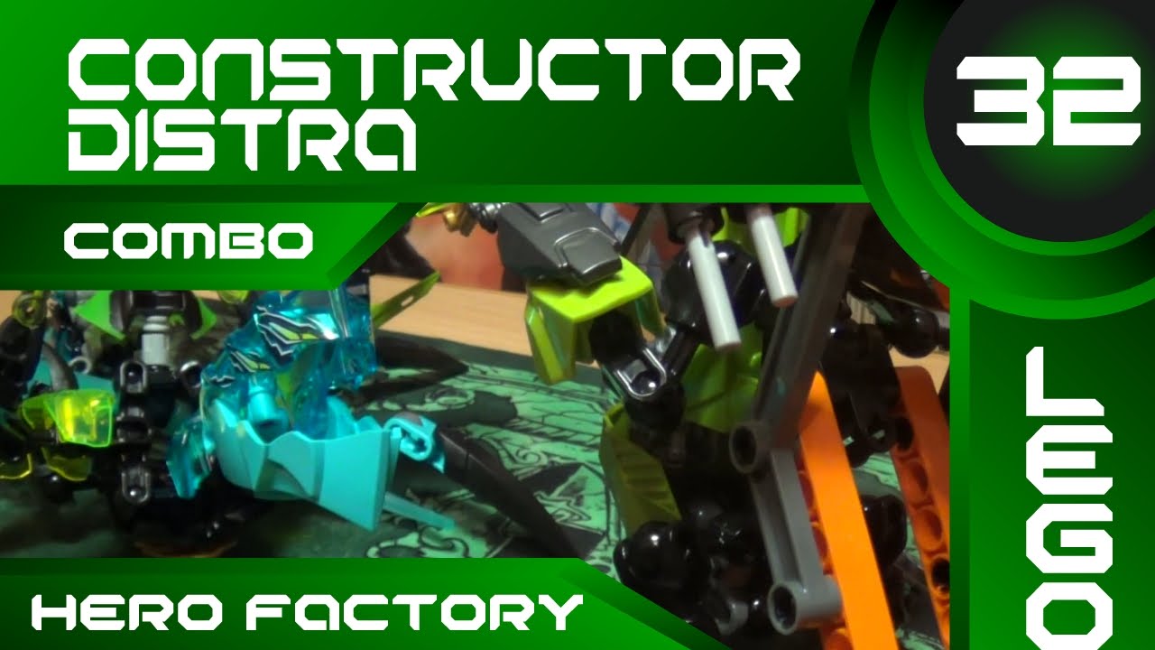 Constructor Distra - Обзор LEGO Hero Factory Combo models Summer Set 2014