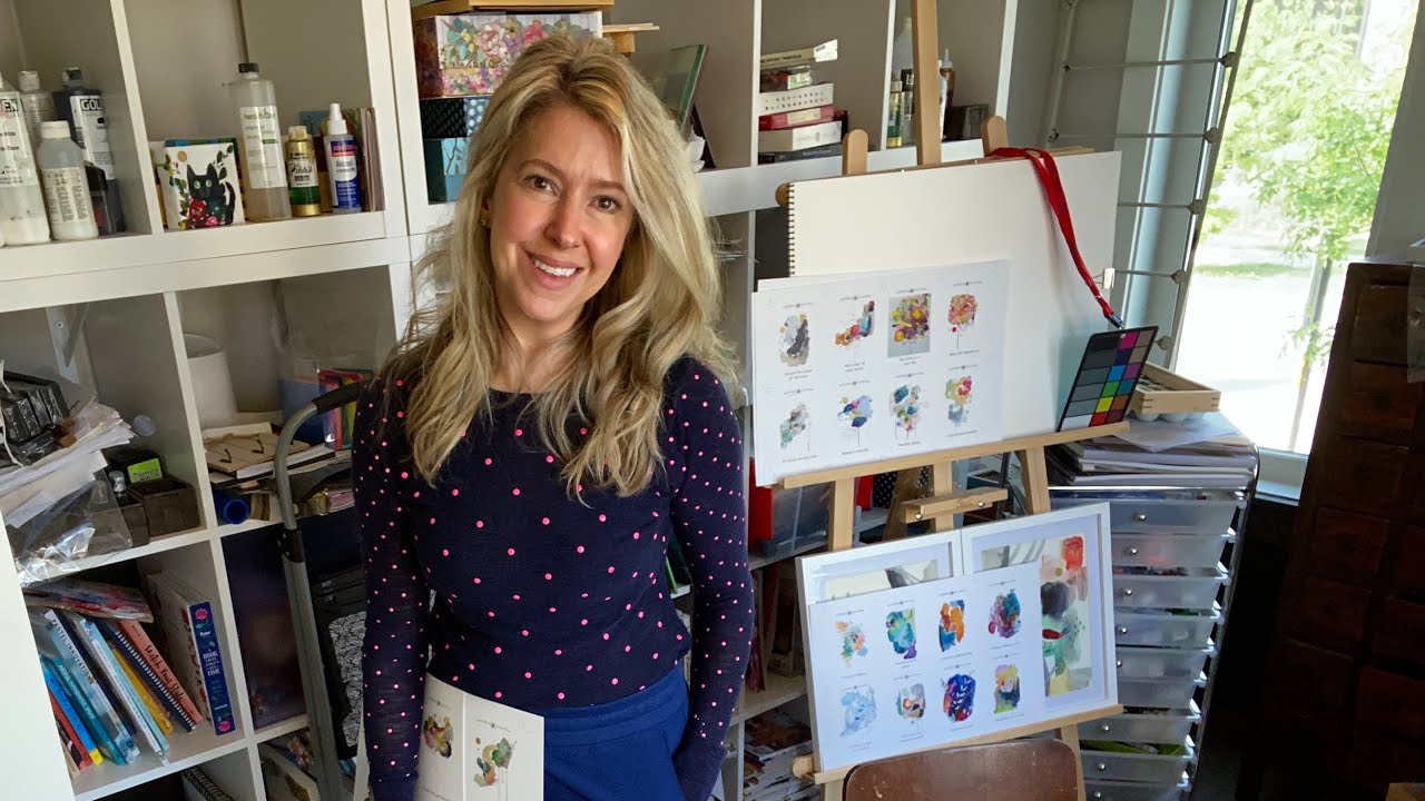 My art and artist process creating an artist card deck.