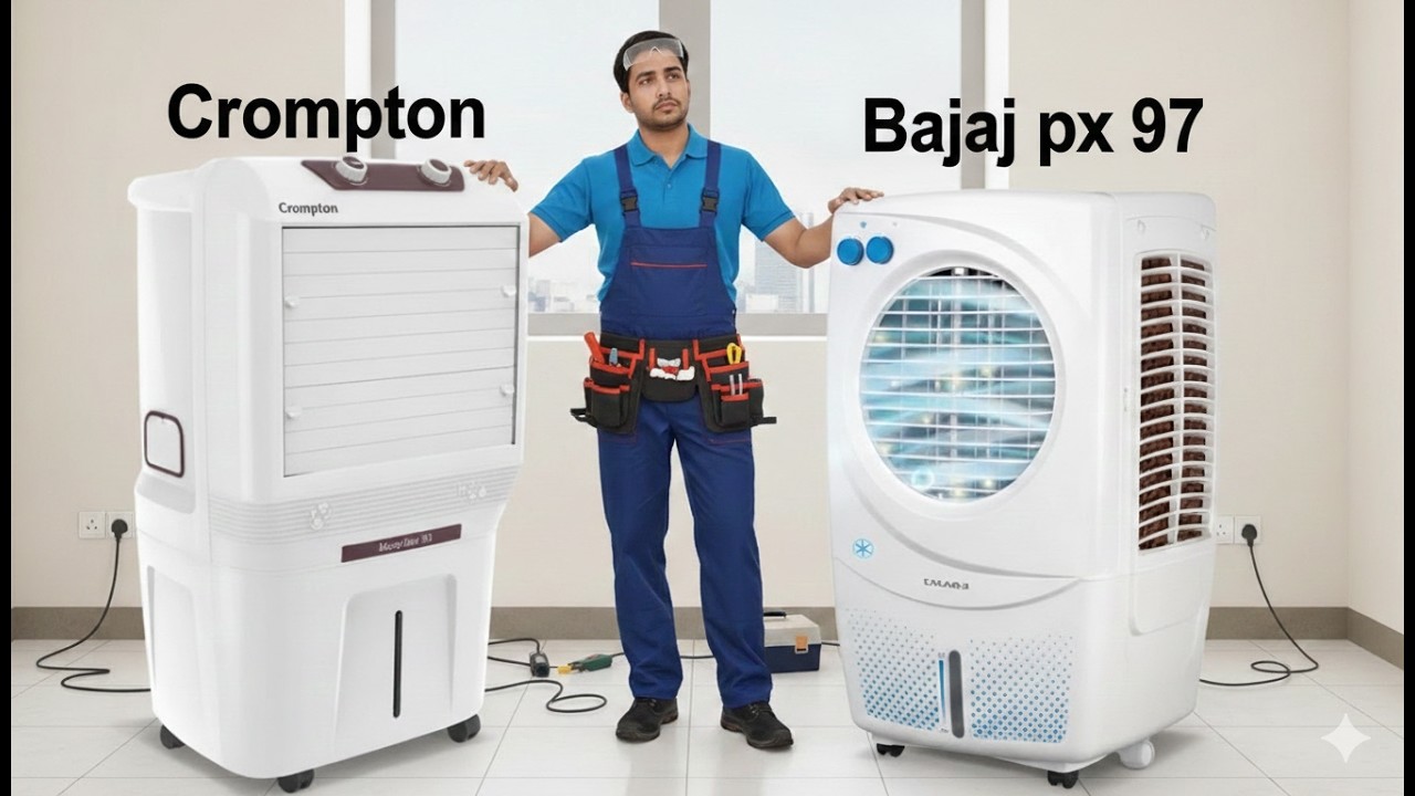 bajaj px 97 torque room cooler VS crompton marvel neo 40 // Best air cooler under 6000