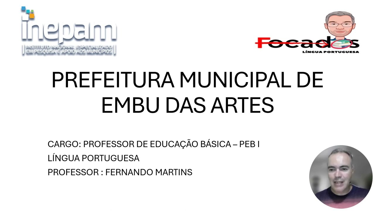 CORREÇÃO PEB I - EMBU DAS ARTES - INEPAM