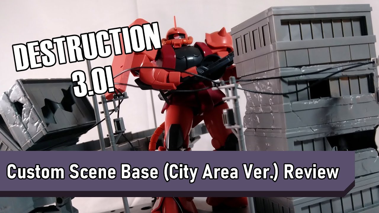 Bandai Customize Scene Base (City Area Ver.) REVIEW!