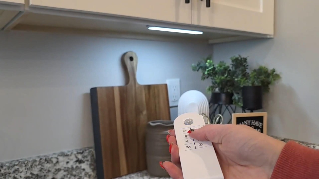 AIBOO Rechargeable Under Counter Lights 3-Pack - 1800mAh Motion Sensor Closet Lights