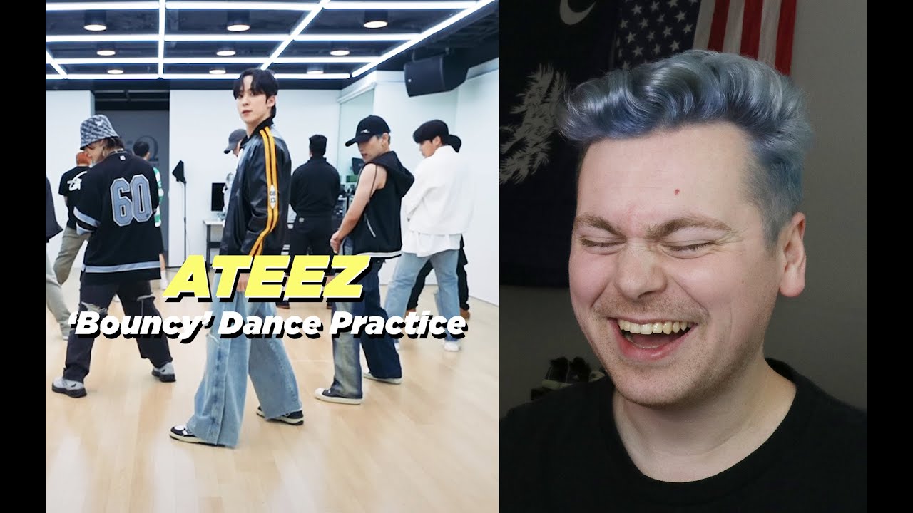 KICKIN' AROUND (ATEEZ(에이티즈) - 'BOUNCY (K-HOT CHILLI PEPPERS)' Dance Practice Reaction)