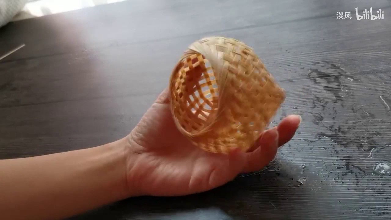编一小器物 小竹编收纳盒 小框竹编mini小收纳盒 diy竹编材料 Bamboo weaving art
