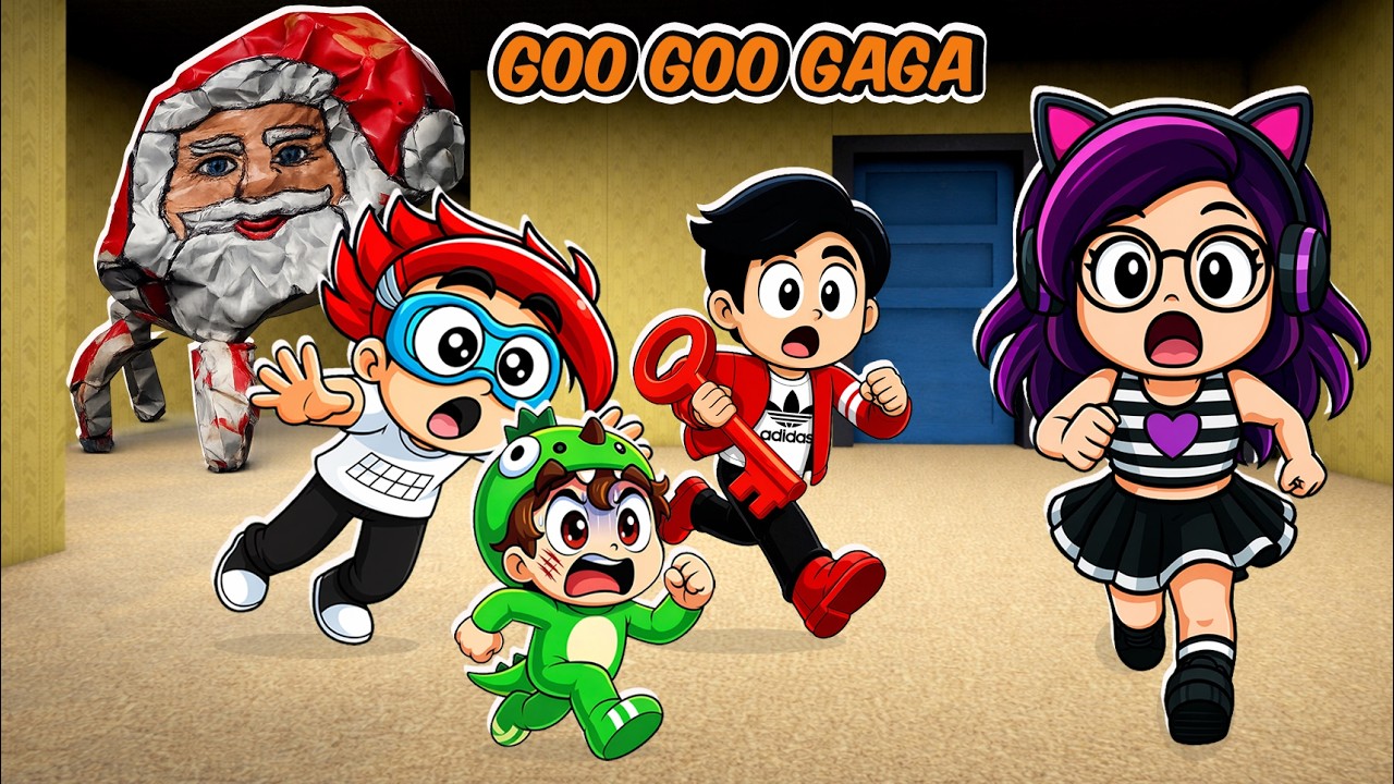 GOO GOO GAGA NOS PERSIGUE en Roblox | Kori