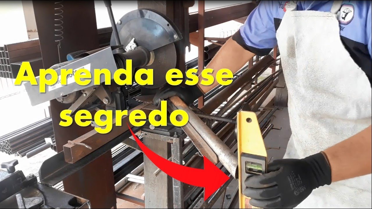 Como alinhar os cortes no grau em tubos