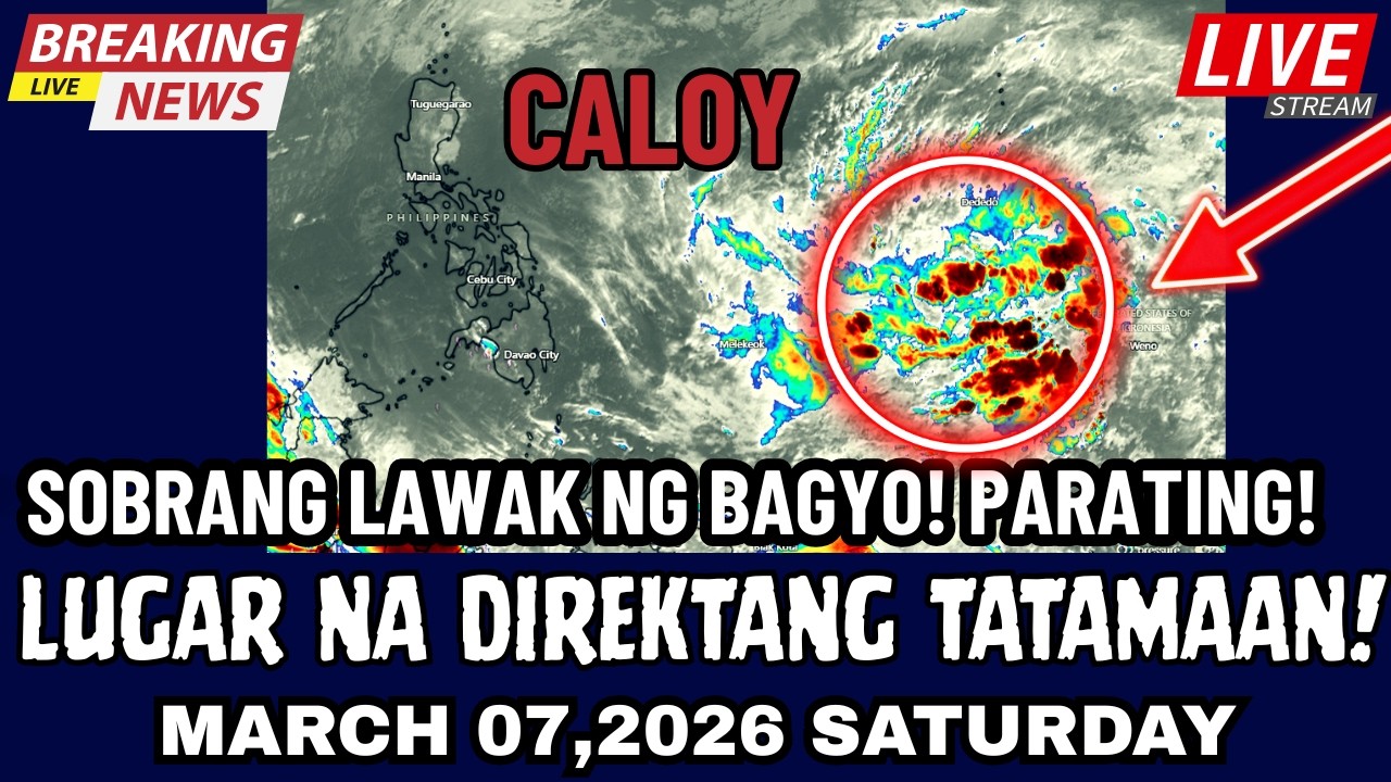 PAGASA MAY BABALA! LPA SA SILANGAN NG MINDANAO MALAKAS NA BAGYO!